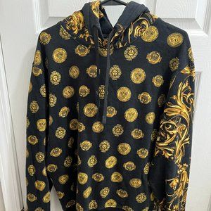 Versace Jeans Couture Women's Sun Medallion Print Hoodie.